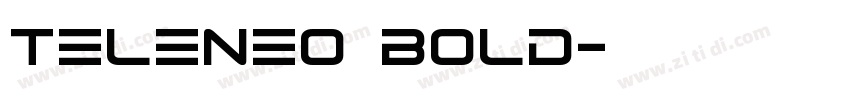 TeleNeo Bold字体转换